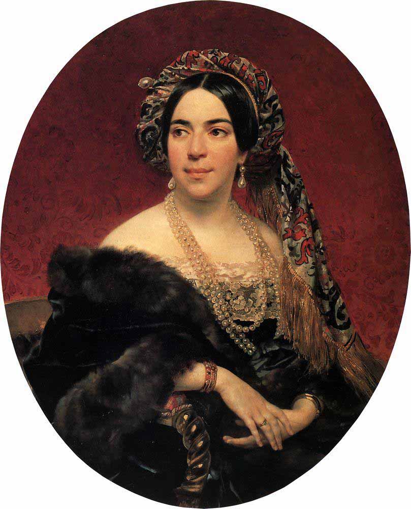 Portrait of Maria Pavlovna Volkonskaia